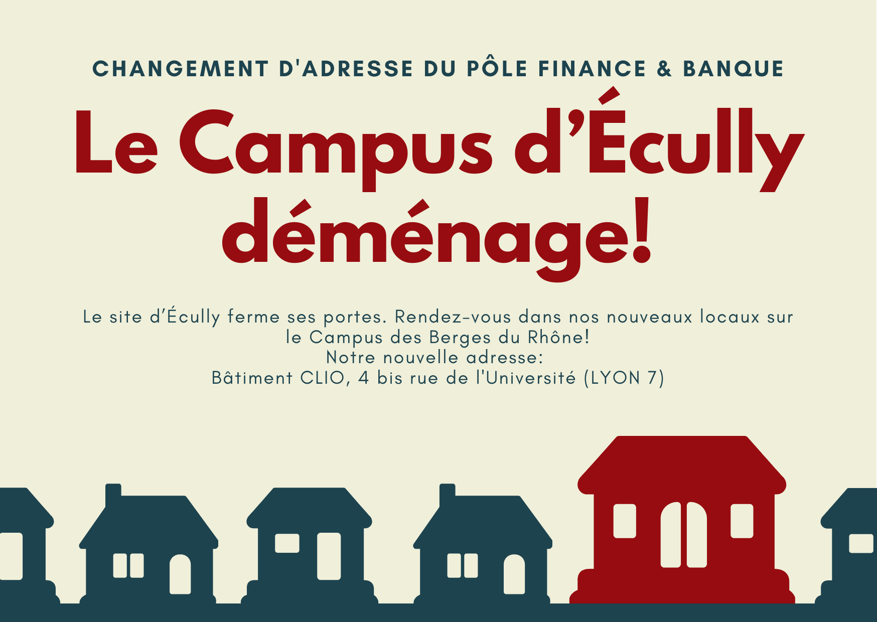 Déménagement du Campus d'Ecully - Pôle Finance et Banque